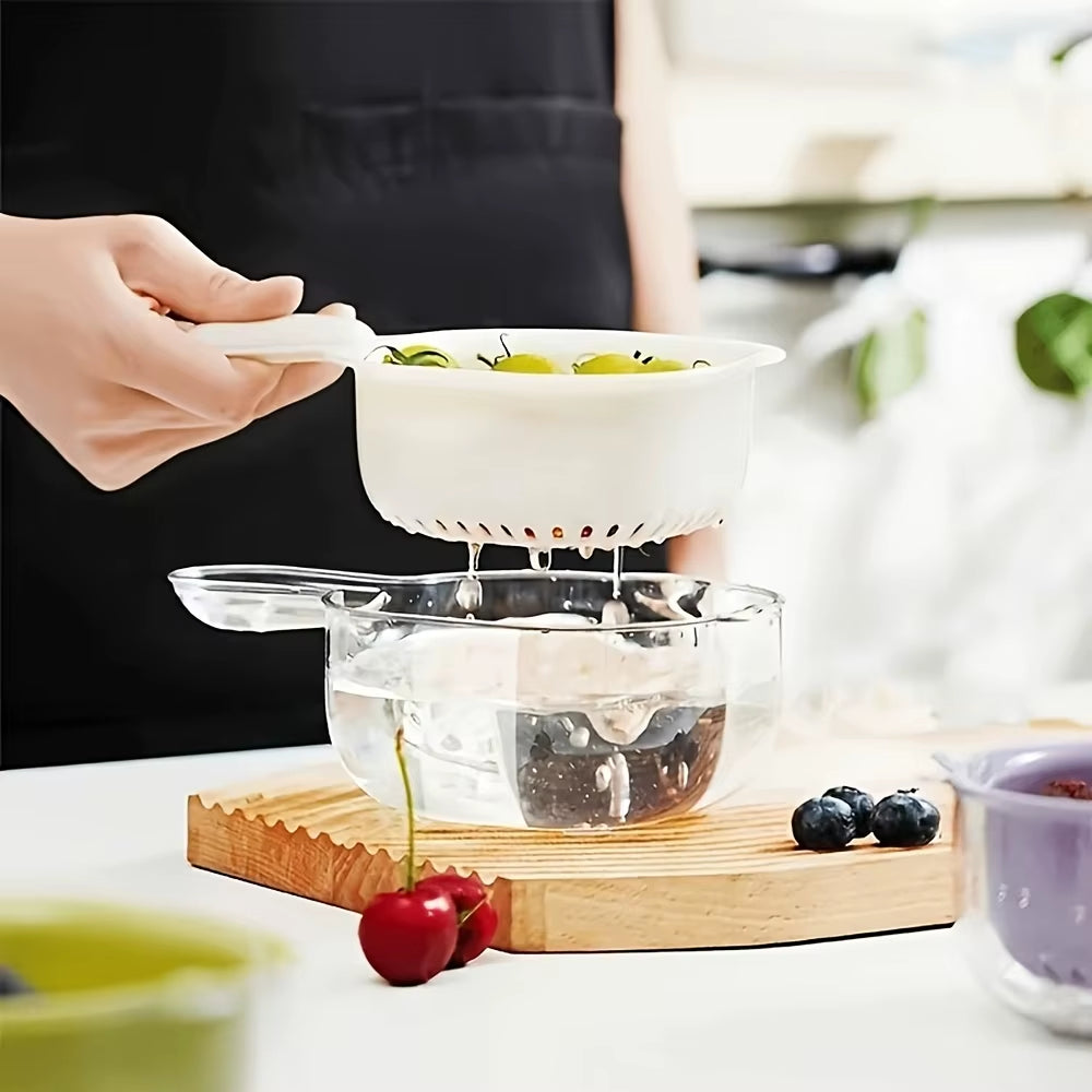 Dopamine Double-Layer Drain Basket – Wash & Strain in Style